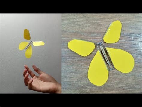 Hacer Mariposa Voladora De Papel Facil Mariposa Que Vuela Increible