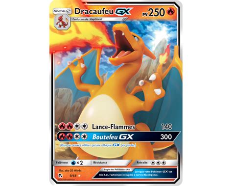 Dracaufeu Gx Pv Carte Ultra Rare Full Art Destin Es Occul