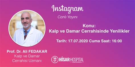 Hisar Hospital on Twitter Kalp ve Damar Cerrahisi Uzmanı Prof Dr