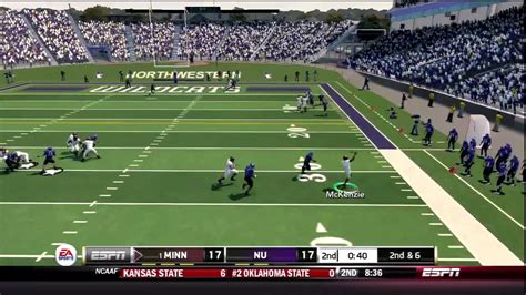 Ncaa Football Dynasty Week Northwestern Season Youtube