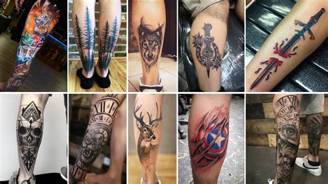 Most Attractive Calf Tattoos For Men Mens Tattoo Ideas Tattoo