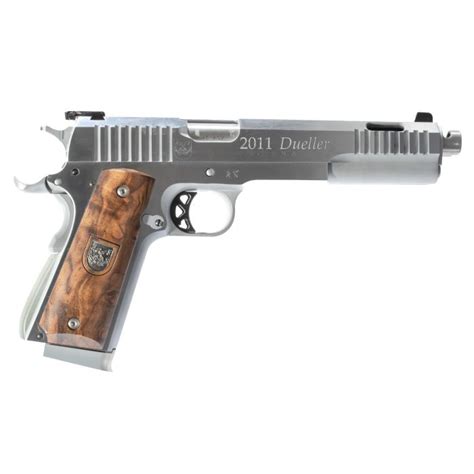 Arsenal Firearms Dueller Prismatic Double Barrel Pistol Stainless 45acp 6 5 Twin Ported