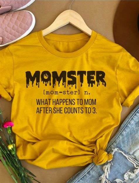 Momster Shirt Momster Tshirt Momster Shirts Momster Halloween Shirt