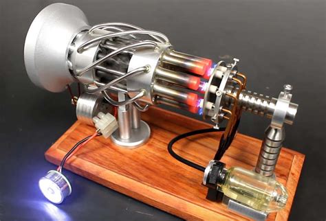 16 Cylinder Gas Powered Stirling Engine Wordlesstech