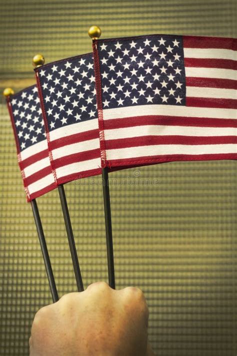 American Flags Patriotism Stock Image Image Of American