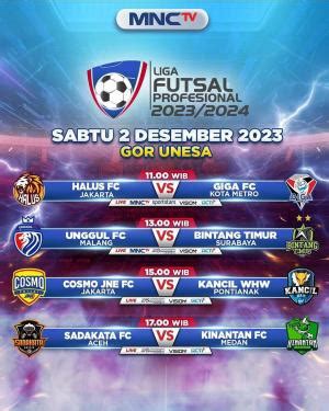 Jadwal Liga Futsal Profesional Hari Ini Ada Bigmatch Unggul