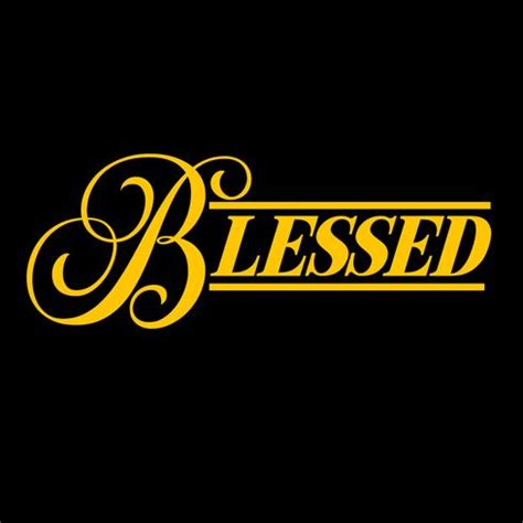 Blessed Typography Art 640743 Vector Art at Vecteezy