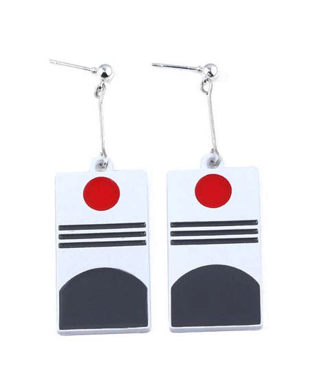 Anime Kamado Tanjiro Hanafuda Earrings - Kimetsu No Yaiba Hanafuda Earrings on Storenvy