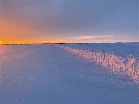 Ice road sunrise | Great Slave Lake NT | incommunicado | Flickr