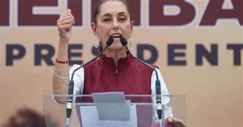 Claudia Sheinbaum defiende candidatura de Eugenio Hernández