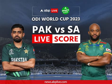 Odi World Cup 2023 Live Updates Pakistan Playing Against South Africa