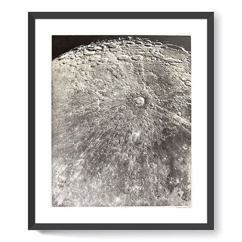 Atlas Photographique De La Lune Rayonnement De Tycho Phase Croissante