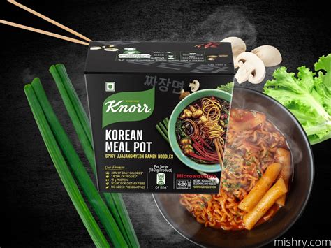 Knorr Korean Meal Pot Jjajangmyeon Ramen Noodles Review 2023