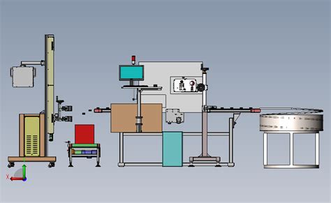 瓶子编码输送线sw18可编辑 Solidworks 2018 模型图纸下载 懒石网