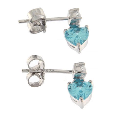 Orecchini Amen In Argento Con Cuore Azzurro Vendita Online Su HOLYART