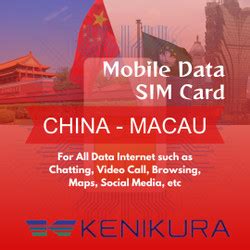 Jual Sim Card China Hongkong Macau Unlimited Simcard Data Jakarta