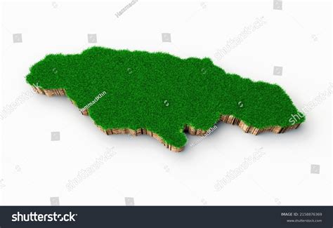 Jamaica Map Soil Land Geology Cross Stock Illustration 2158876369 ...