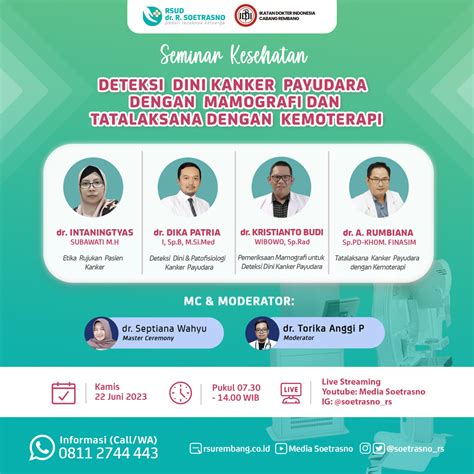 Seminar Kesehatan Deteksi Dini Kanker Payudara Dengan Mamografi Dan