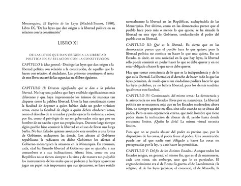 Montesquieu El Esp Ritu De Las Leyes Libro IX 230824 202137