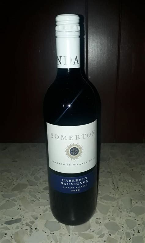 Somerton Cabernet Sauvignon Food And Drinks Alcoholic Beverages On Carousell