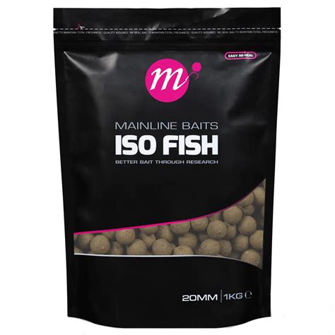 Mainline Shelf Life Boilies ISO Fish 1 KG Zunnebeld