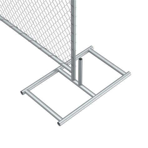 Chain Link Fence Panel Barrier Base Trafford Industrial Crowd