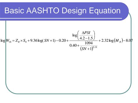 SOLUTION Aashto Method For Flexible Pavement Studypool