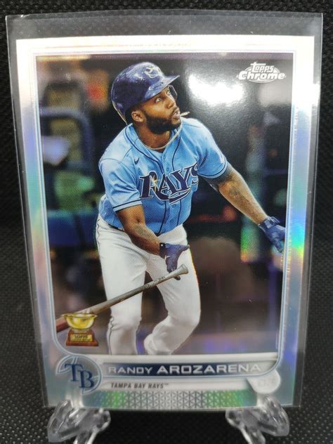 2022 Topps Chrome Sonic Base Refractor 161 Randy Arozarena Tampa Bay