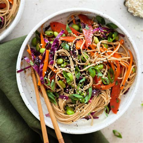 Soba Noodle Salad Vegan Huggs