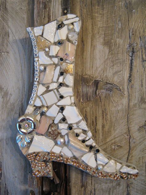 Eccentricities Mosaics By Kelly Aaron Victorian Boots Boots Shoe Boots