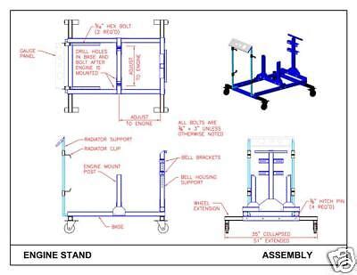 Ford engine test stand plans