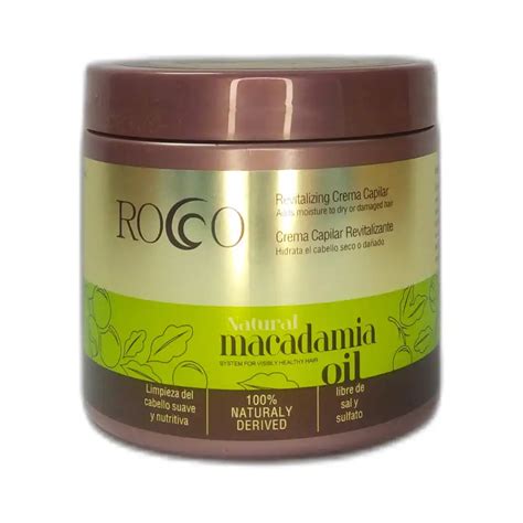 Crema Capilar Rocco Macadamia 300g Manar Nazar