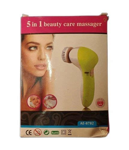 Multicolor Plastic In Beauty Care Facial Massager For Personal