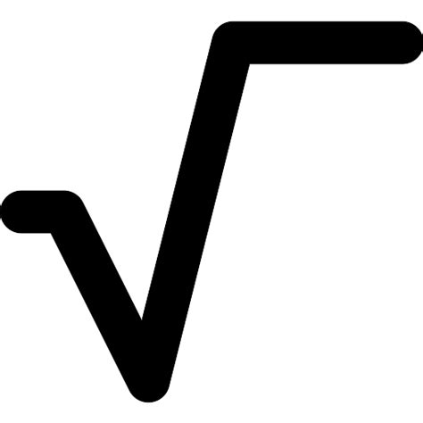 Square Root Icon Svg Png Free Download