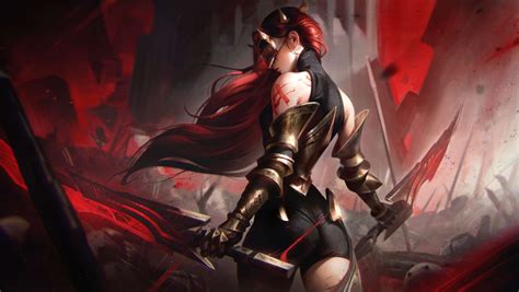 Lol Chosen Of The Wolves Katarina Skin Splash Art Prix Et Date De Sortie Gamingdeputy France