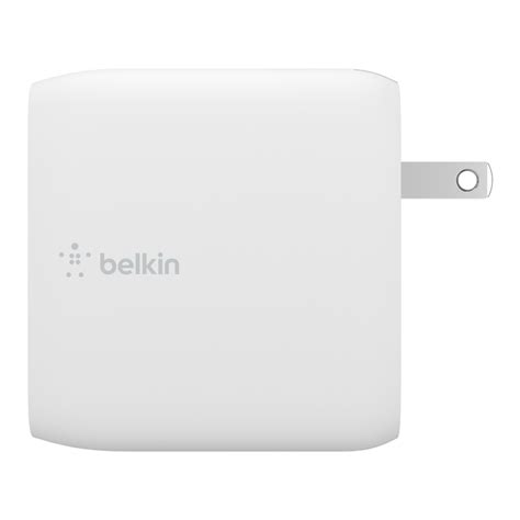 Chargeur Secteur Belkin Boostcharge Pro Double Port Usb C Gan Avec