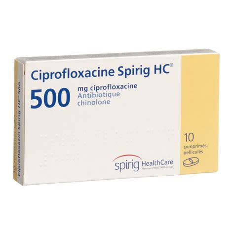 Ciprofloxacine Spirig Hc Filmtabl Mg Blist Stk Sun Store Apotheke