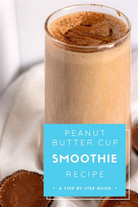 Healthy Peanut Butter Cup Smoothie Easy Recipe Nena S Wellness Corner