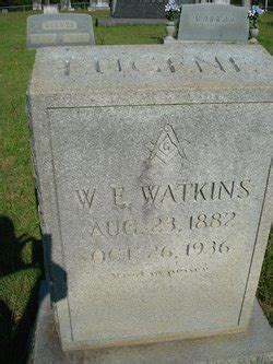 William Eugene Watkins 1882 1936 Memorial Find A Grave