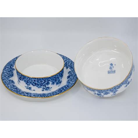 Antique 1888 Royal Worcester Vitreous Porcelain Dinnerware Set With