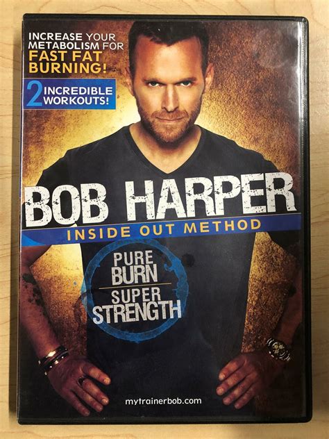 Bob Harper Inside Out Method Pure Burn Super Strength Dvd Exercise