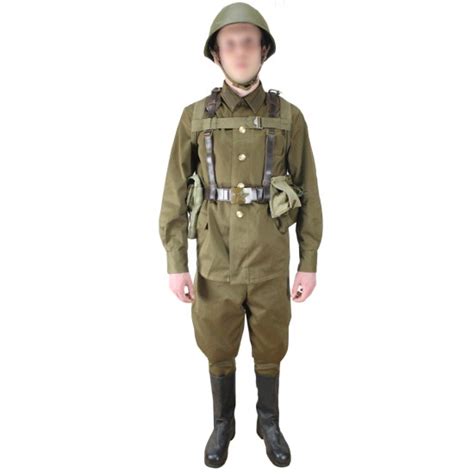 Ussr Army Soldiers Ww2 Soviet Uniform M69