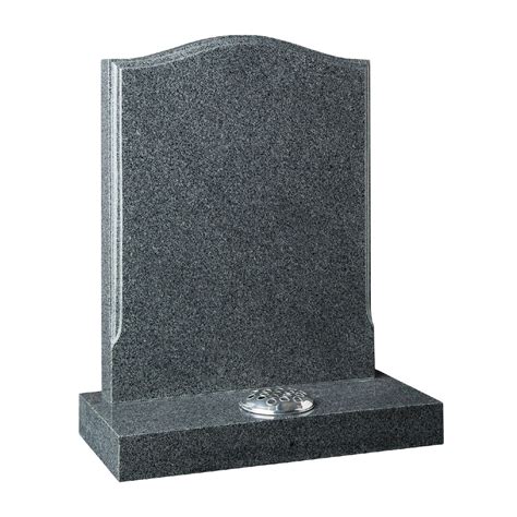 Dark Grey Granite With Polished Moulding Thornhill Memorials