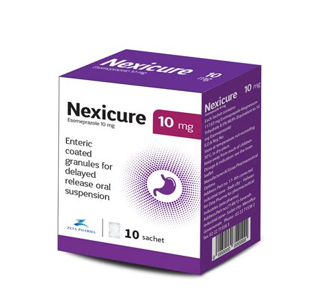 Nexicure Sachets Esomeprazole Sachets Mg Mg Mg And Mg