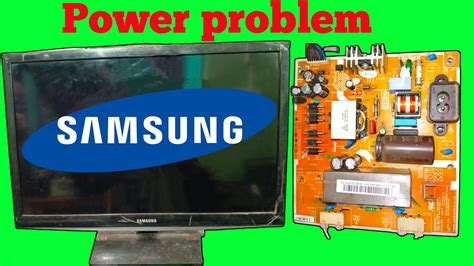 Samsung Led Tv Power Problem Repair Youtube