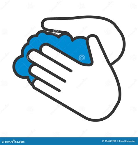 Hand Washing Icon Stock Vector Illustration Of Clean 254629210