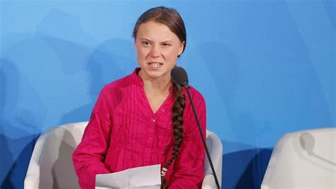 Greta Thunberg Speech Donald Trump Stare Un Climate Action Summit