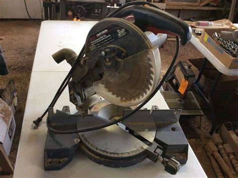 Sears Craftsman 10 Compound Miter Saw Taylor Auction And Realty Inc