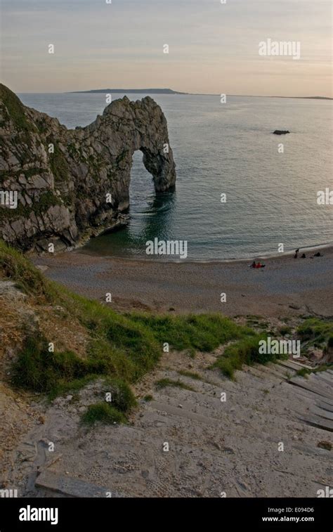 Es una puerta de Durdle icónico Arco del mar creado por la erosión