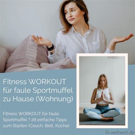 Fitness Workout F R Faule Sportmuffel Einfache Tipps Zum Starten